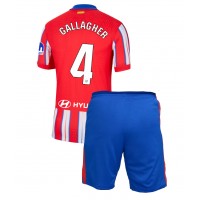 Camisa de time de futebol Atletico Madrid Conor Gallagher #4 Replicas 1º Equipamento Infantil 2024-25 Manga Curta (+ Calças curtas)